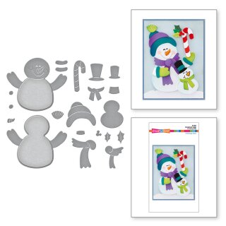 Spellbinders Snowman Hugs Cutting Dies