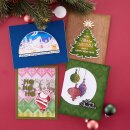 Spellbinders RETRO HOLIDAY ETCHED DIES BY SIMON HURLEY
