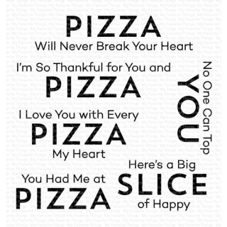 Pizza My Heart Clear Stamps