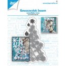 Stanzschablone Schneeflocken Tanne 85x50mm