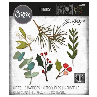 Sizzix Thinlits Die Set 6PK - Festive Gatherings by Tim Holtz