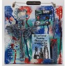 IndigoBlu Art Gives You Wings A6 Rubber Stamps