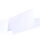 Faltkarten gefaltet 110x220mm zu 25 Stück Weiss