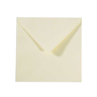 Couverts 160x160mm zu 25 Stück Creme