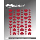 Enamel Hearts Hellrot 54 Sticker