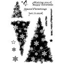 Clear Stamp Snowflake Trees Clear Stamps