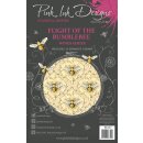 The Flight OfThe Bumblebees A5 Clear Stamps Pink INK Design