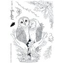 Pink Ink Designs • An Owl In The Hand A5 Clear Stamps