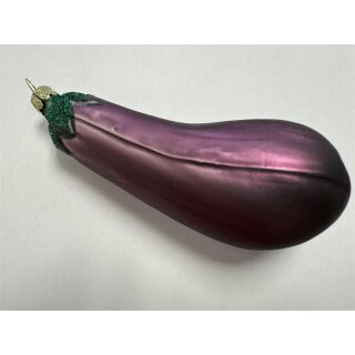 Weihnachtsbaumhänger Aubergine 13cm