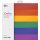 Crafters Companion Rainbow 12x12 Inch Pearl Paper Pad