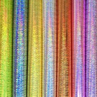 Vinylfolie Superior 9700 Holo Brushed 30,5x50cm Lime