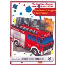 Schreiber Bastelbogen Feuerwehrauto