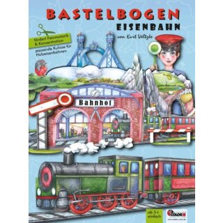 Bastelbogen Eisenbahn