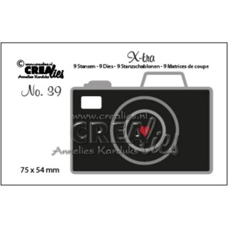 Stanzschablone Kamera Klein 75x54mm
