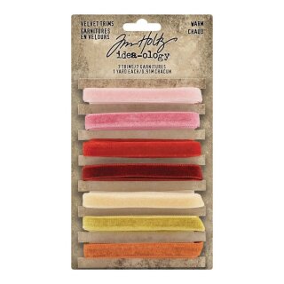 Tim Holtz Idea-ology Velvet Trims Warm