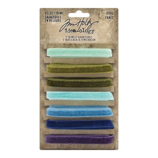 Tim Holtz Idea-ology Velvet Trims Cool