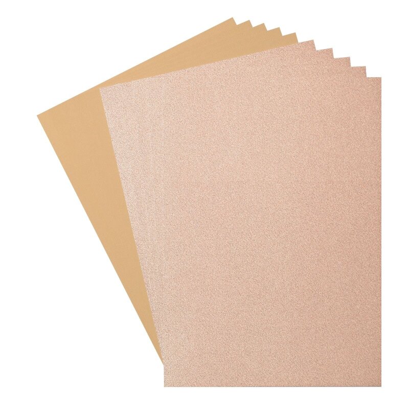 Holografisch karton, 100 vellen, 8,5 x 11, 250 g/m²/90 lbs, metallic karton, glitter, glanzend, iriserend spiegelpapier, dik karton, voor knutselen, kaarten maken, feestdecoratie