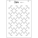 Sizzix A6 Layered Stencils 4PK Geo Crystals