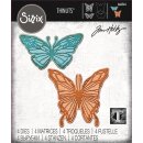 Sizzix Thinlits Die Set 4PK Vault Scribbly Butterfly by Tim Holtz