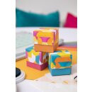 Sizzix A6 Layered Stencils 4PK Cosmopolitan, Around the Block by Stacey Park