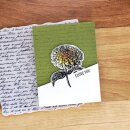 Simon Hurley create. Cling Rubber Background Stamp Handwritten