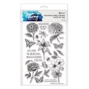 Simon Hurley create. Photopolymer Stamps 6x9 Inch Beautiful Blooms