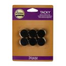 Tacky Magnetic Adhesive Dots, 24 Magnete 18mm
