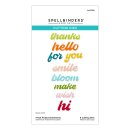 Spellbinders Fresh Picked Sentiments Etched Dies