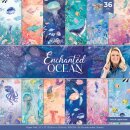 Crafters Companion Enchanted Ocean 12x12 Inch Paper Pad