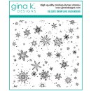 Gina K. Designs STAMPS-- Delicate Snowflakes Backround