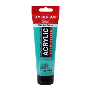 Amsterdam Standard Acrylfarbe Metallicgrün 836