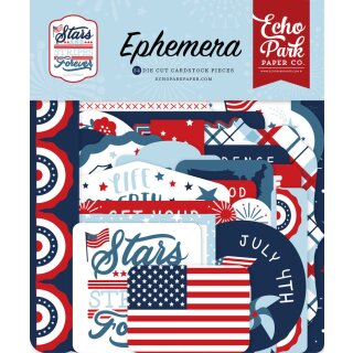 Papierstreuteile Stars and Stripes Forever Emphera USA