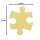 Stanzer Puzzleteil 39x49mm