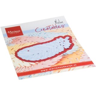 Stanzschablone Feder