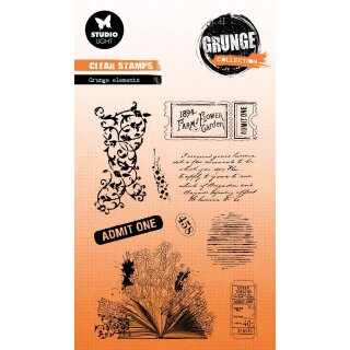Stempal Grunge Collection Clear Stamp Grunge Elements