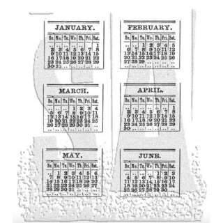 Tim Holtz Stampers Anonymous Cling Mount Stamps - Calendar 1