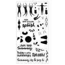 Sizzix Clear Stamps Set 29PK – Synchronized Swimmers By Catherine Pooler