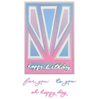 Sizzix Thinlits Die Set 20PK - Cosmopolitan, Refined Rays By Stacey Park