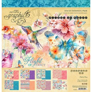 Graphic 45, Flight of Fancy 12x12 Inch Collection Pack 30,5x30,5cm 16 Bogen