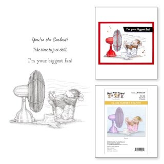 Spellbinders Stay Cool Cling Rubber Stamp