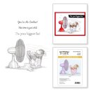 Spellbinders Stay Cool Cling Rubber Stamp