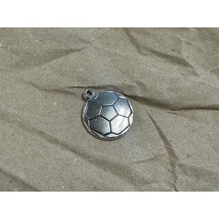 Anhänger Fussball 22mm silberfarben 1 Stk