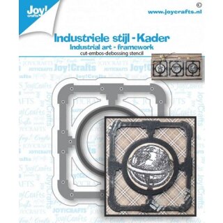 Stanzschablone Industrial Rohre 58x62mm