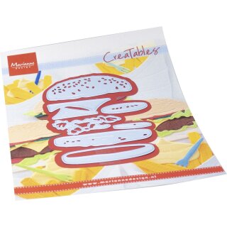Stanzschablone Hamburger 63x93mm