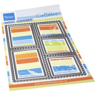 Stanzschablone Marken 97x145mm 6-Teile