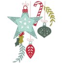 Sizzix Thinlits Die by Olivia Rose Festive Decorations 15 PCS
