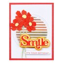 Spellbinders Layered Anemone Etched Dies