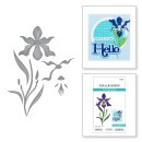 Spellbinders Layered Iris Etched Dies