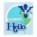 Spellbinders Layered Iris Etched Dies