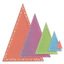 Sizzix Framelits Die by Stacey Park Fanciful Framelits, Pattis Perfect Triangles 16pcs